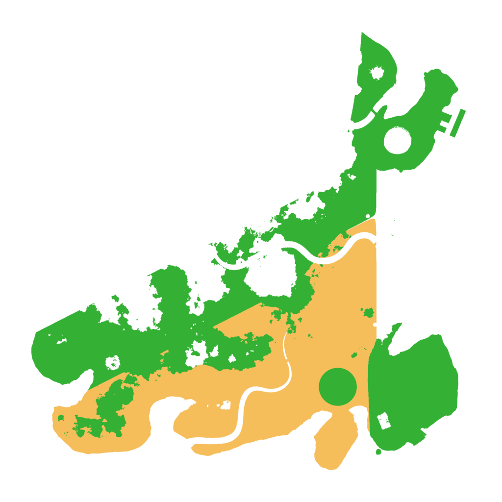 Biome Rust Map: Procedural Map, Size: 3500, Seed: 1950889208