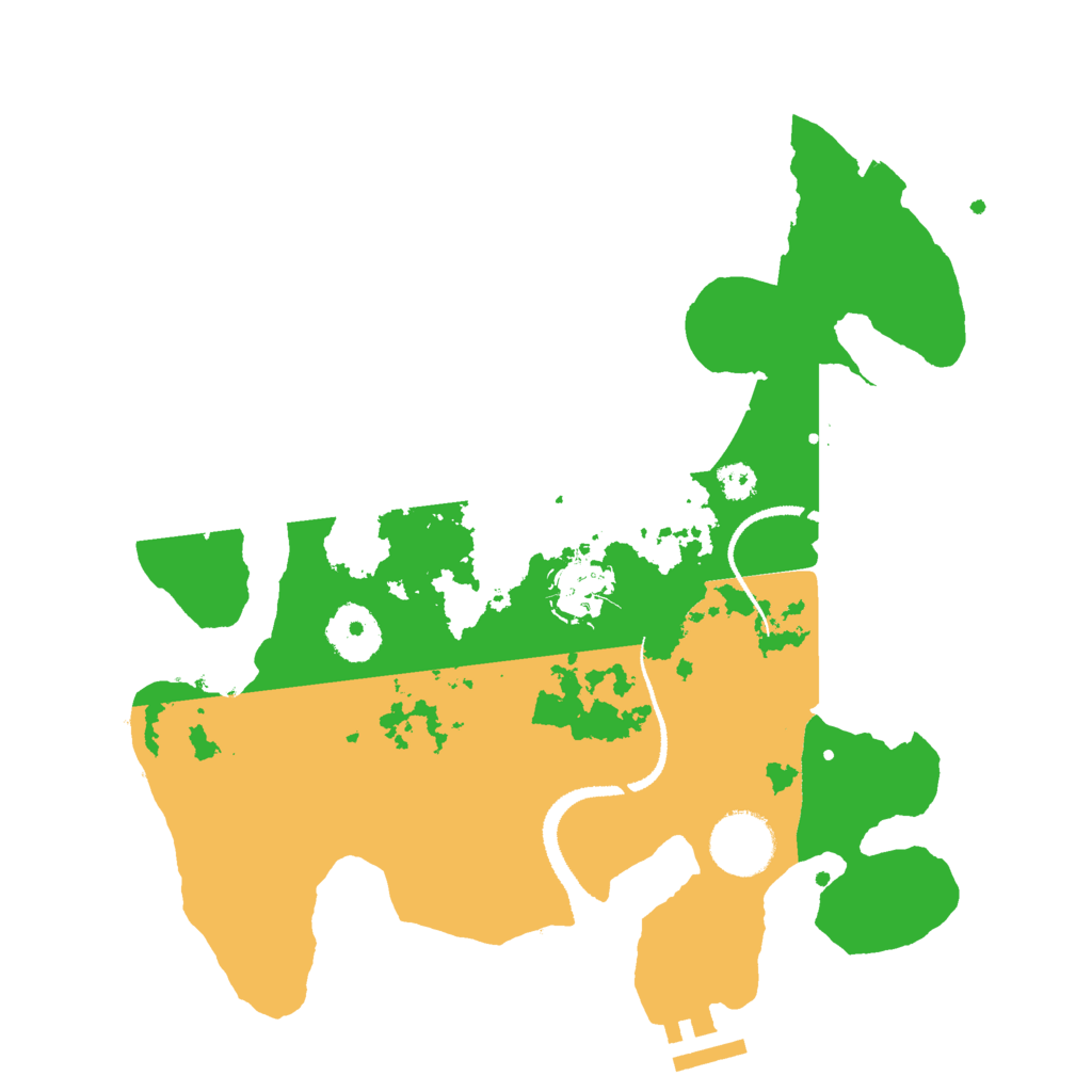 Biome Rust Map: Procedural Map, Size: 3000, Seed: 980006697