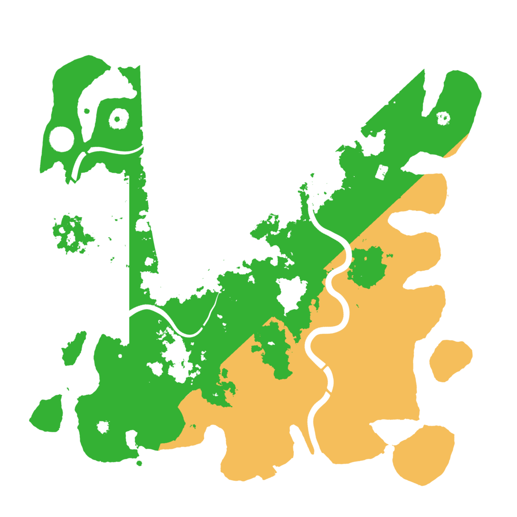 Biome Rust Map: Procedural Map, Size: 3800, Seed: 19326