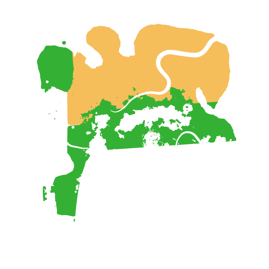 Biome Rust Map: Procedural Map, Size: 2800, Seed: 1210271039