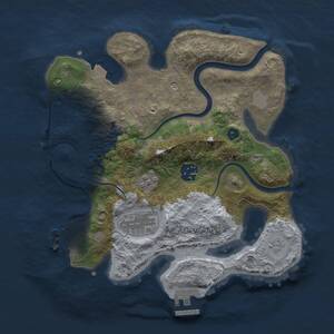 Thumbnail Rust Map: Procedural Map, Size: 2800, Seed: 1210271039, 9 Monuments