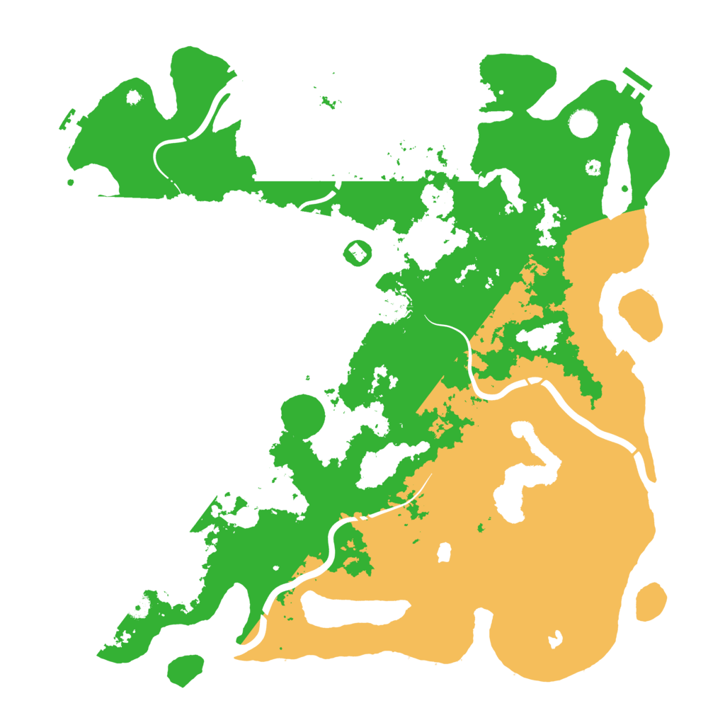 Biome Rust Map: Procedural Map, Size: 4500, Seed: 1313653717
