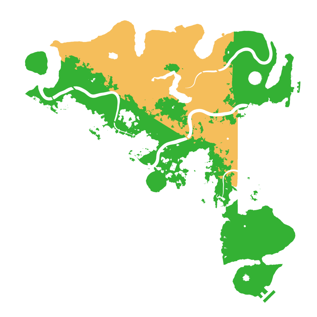 Biome Rust Map: Procedural Map, Size: 4250, Seed: 80134741