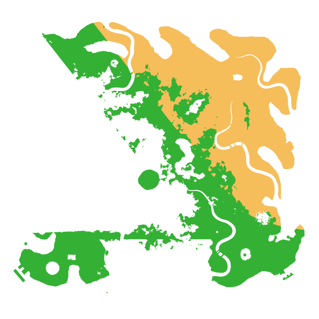 Biome Rust Map: Procedural Map, Size: 4250, Seed: 1300093322