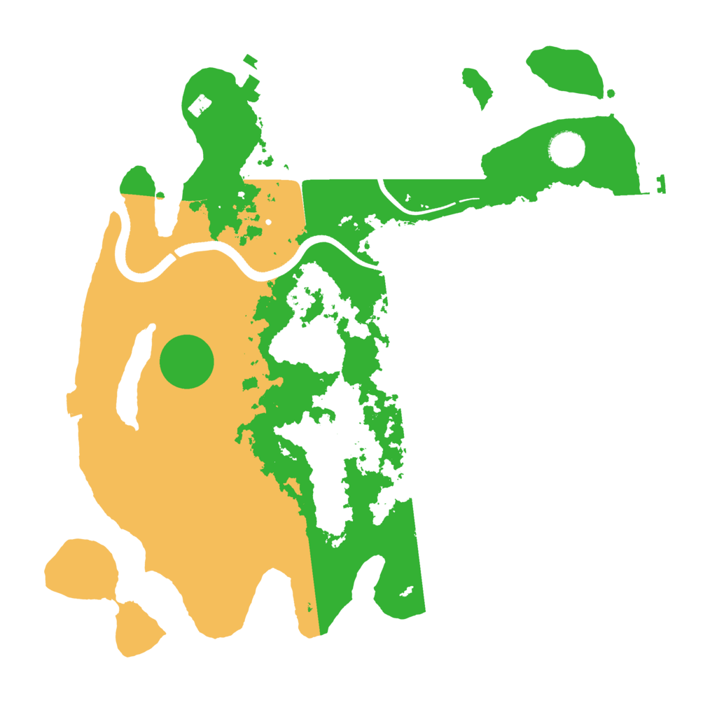 Biome Rust Map: Procedural Map, Size: 3500, Seed: 484466139