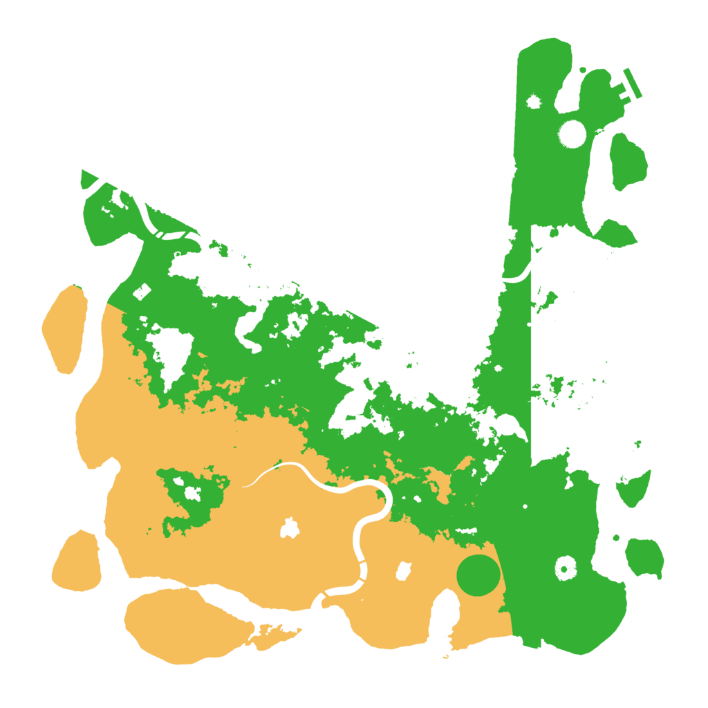 Biome Rust Map: Procedural Map, Size: 4500, Seed: 1480524437