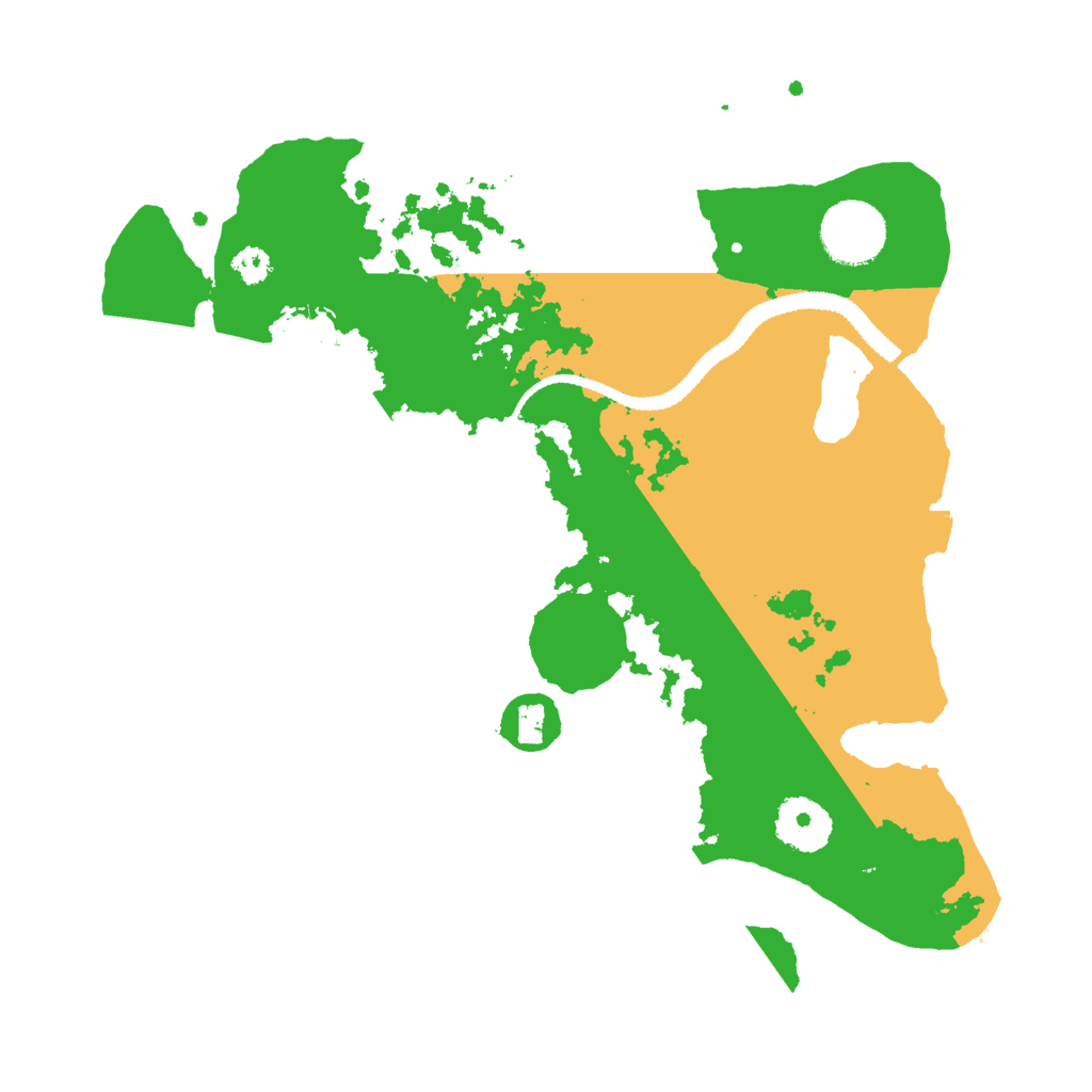 Biome Rust Map: Procedural Map, Size: 3000, Seed: 1988329584