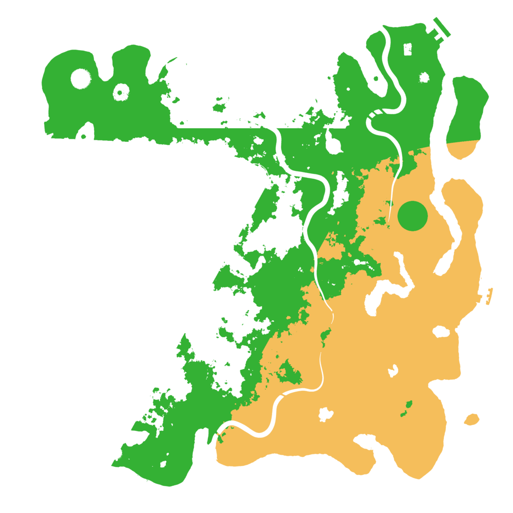 Biome Rust Map: Procedural Map, Size: 4500, Seed: 562237940