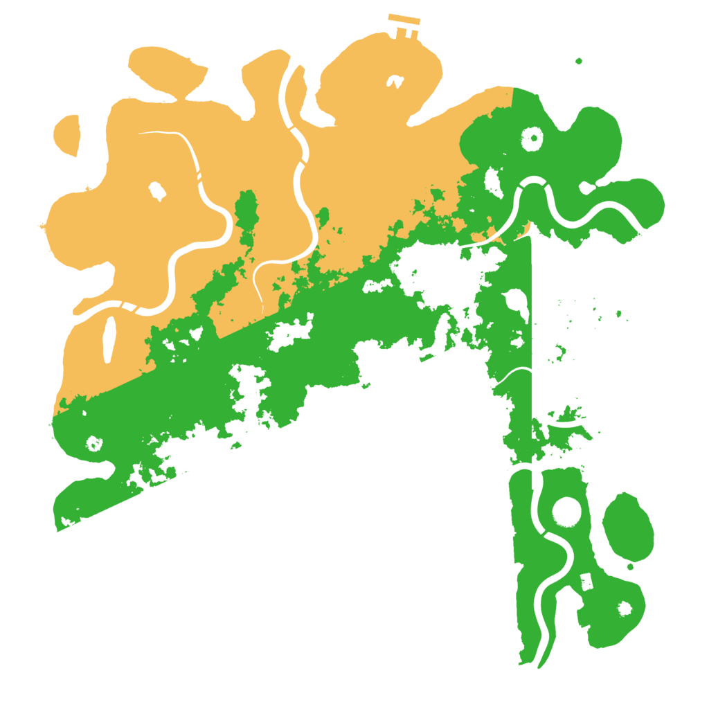 Biome Rust Map: Procedural Map, Size: 4500, Seed: 267580439