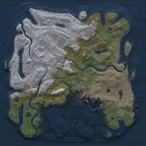 Thumbnail Rust Map: Procedural Map, Size: 4250, Seed: 1522639667, 15 Monuments