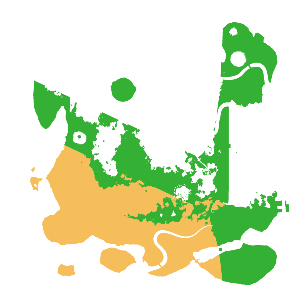 Biome Rust Map: Procedural Map, Size: 3500, Seed: 758762040