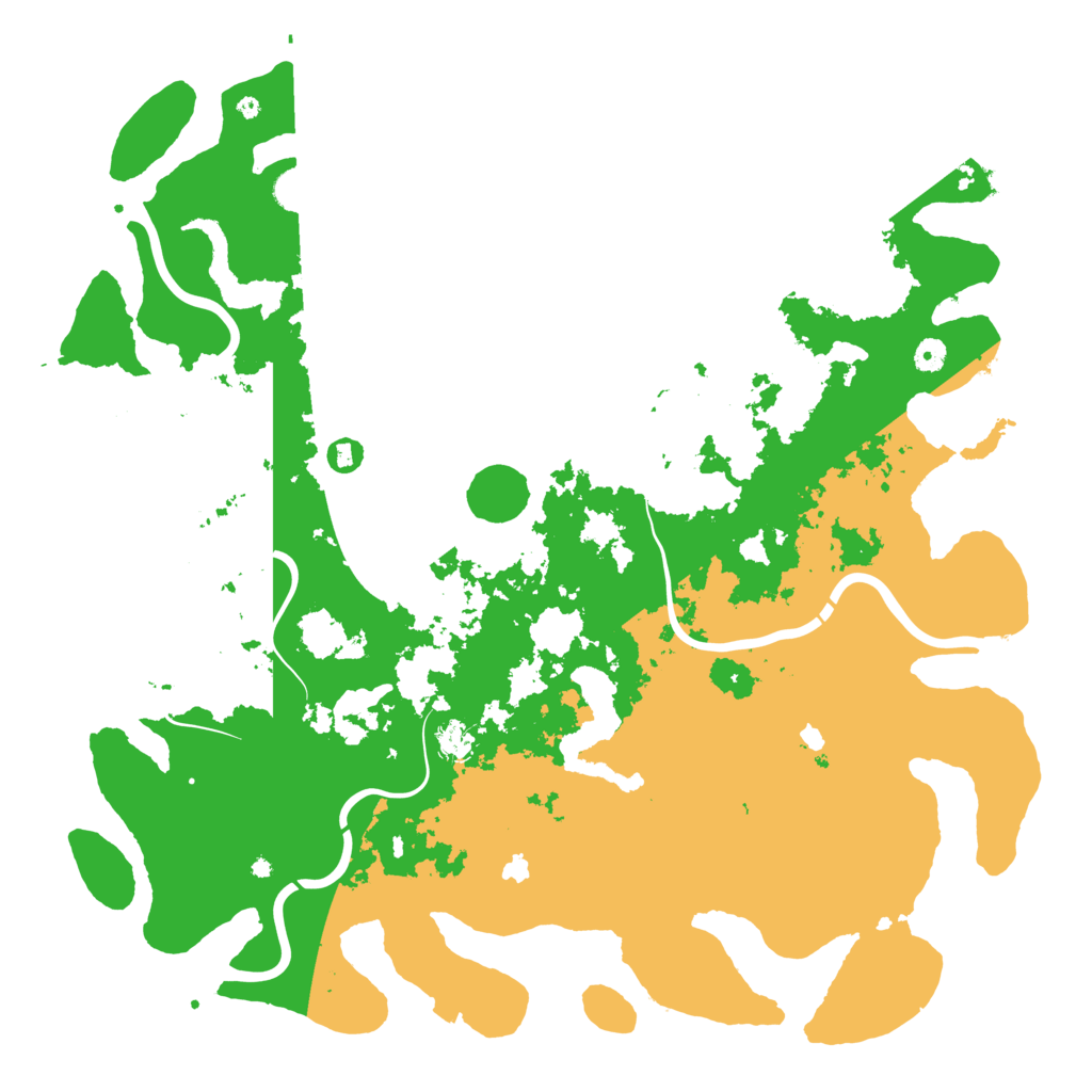 Biome Rust Map: Procedural Map, Size: 5000, Seed: 267862777
