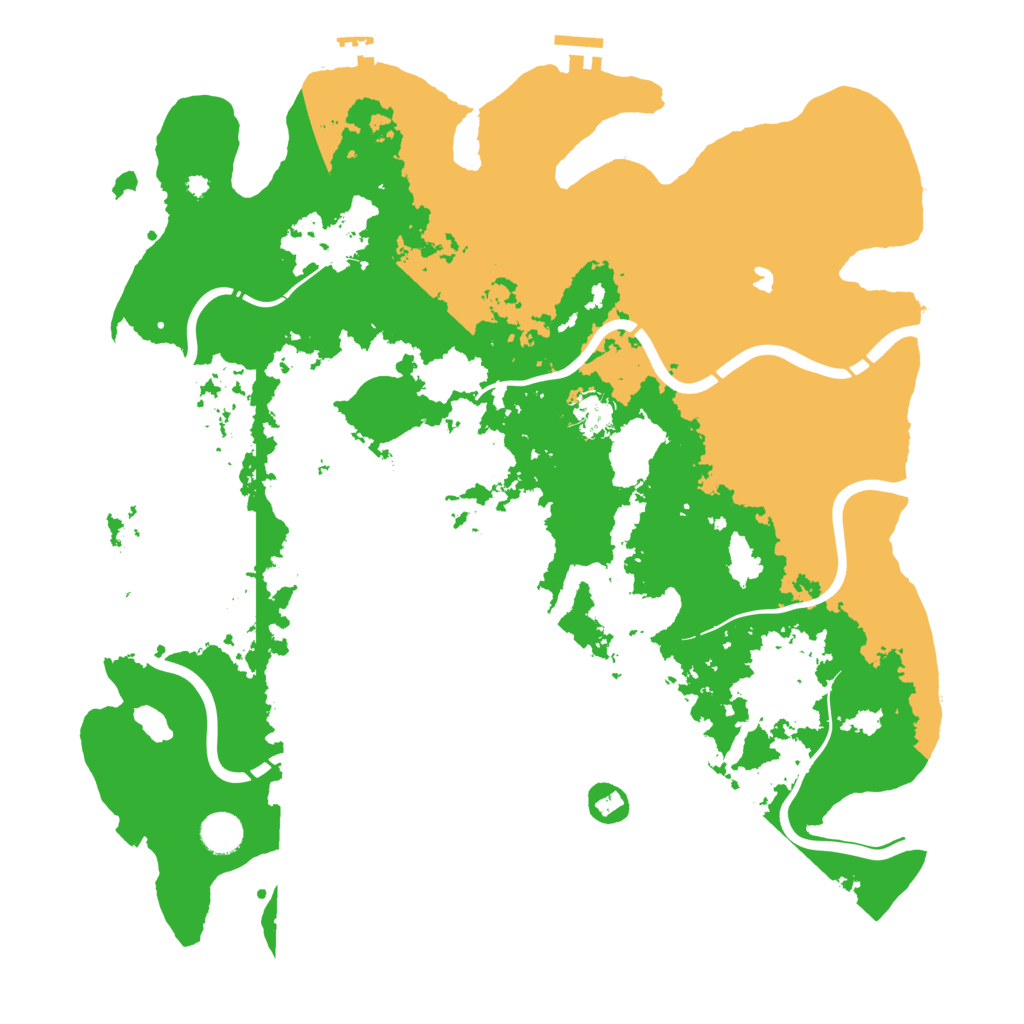 Biome Rust Map: Procedural Map, Size: 4250, Seed: 1381307851