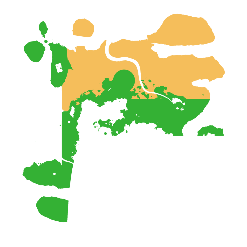 Biome Rust Map: Procedural Map, Size: 3000, Seed: 904556236