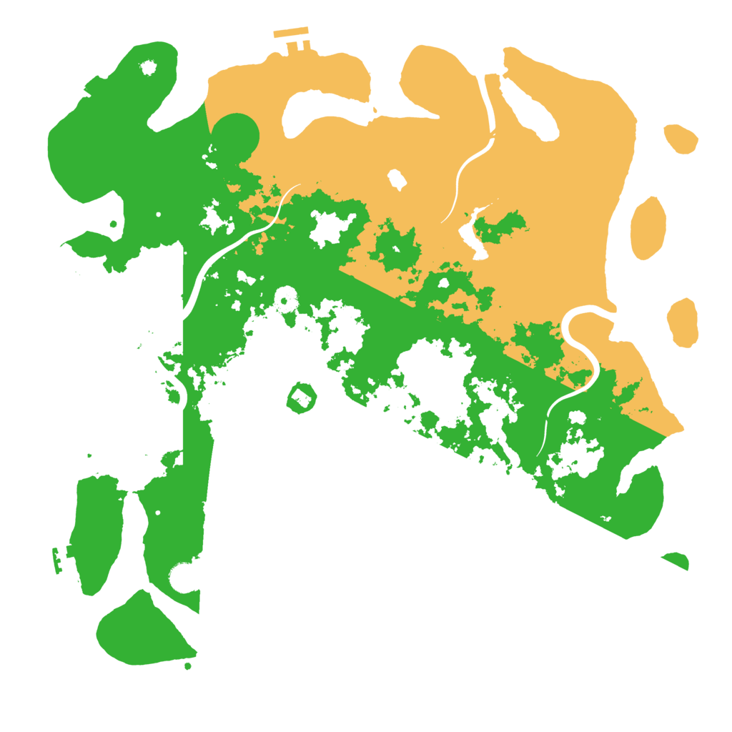 Biome Rust Map: Procedural Map, Size: 4250, Seed: 468477