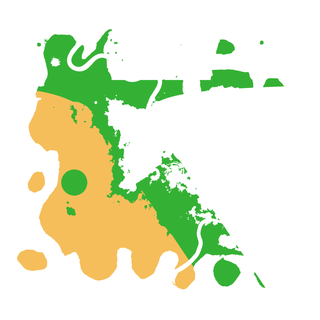 Biome Rust Map: Procedural Map, Size: 3250, Seed: 860388247