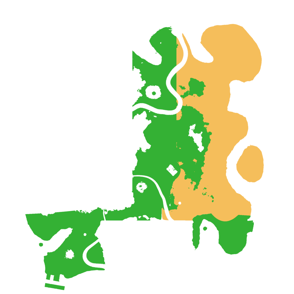 Biome Rust Map: Procedural Map, Size: 3000, Seed: 821095385