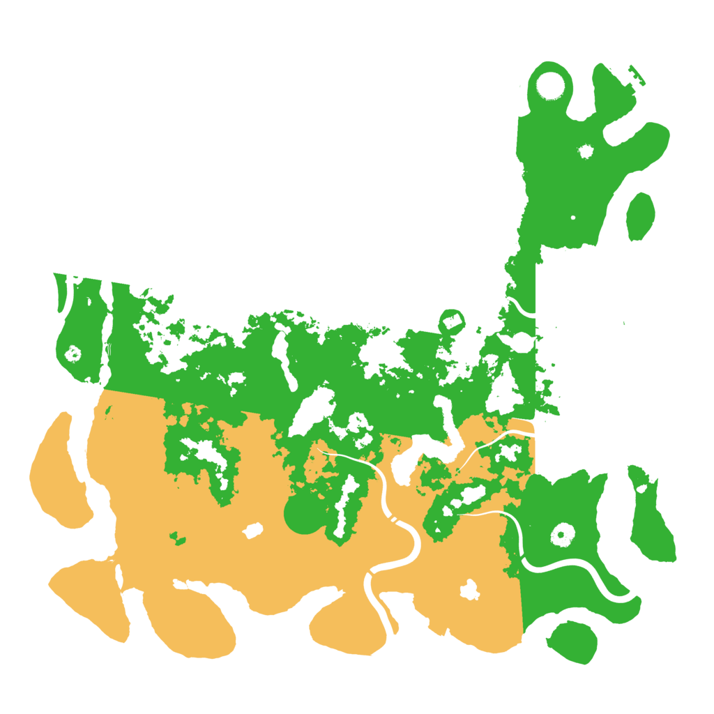 Biome Rust Map: Procedural Map, Size: 4500, Seed: 371323614