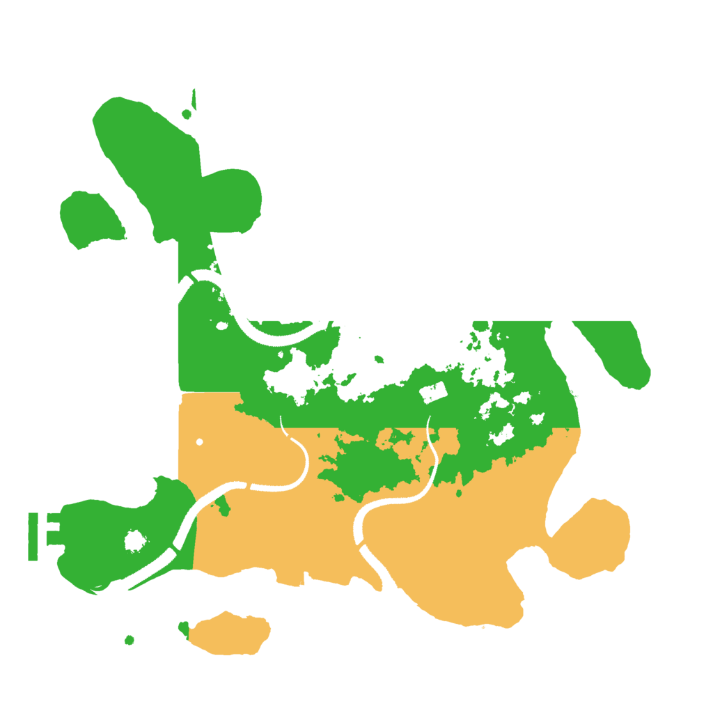 Biome Rust Map: Procedural Map, Size: 3000, Seed: 341029525