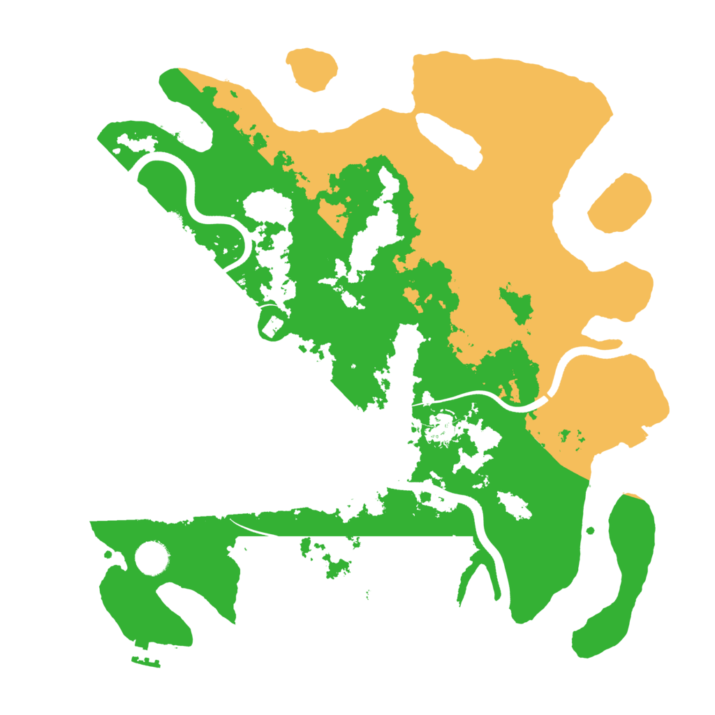 Biome Rust Map: Procedural Map, Size: 3700, Seed: 1449743082