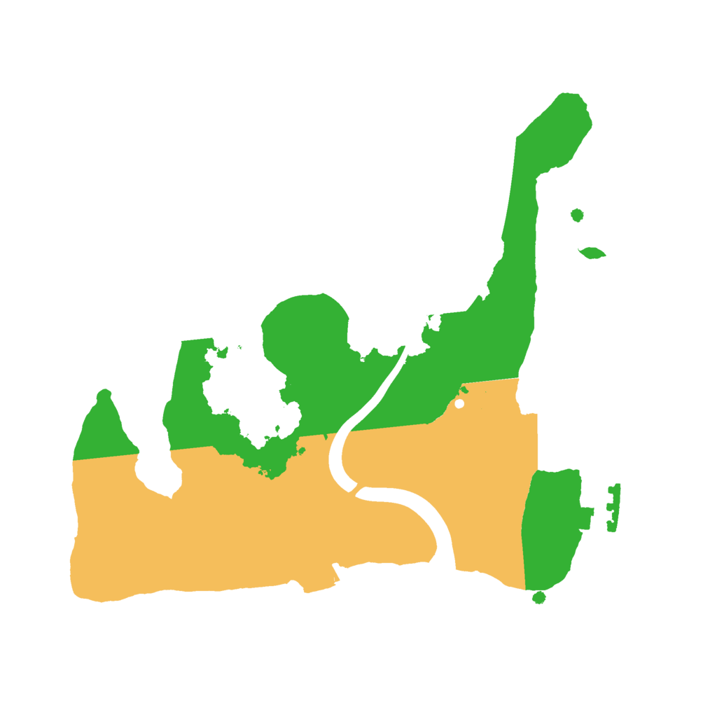 Biome Rust Map: Procedural Map, Size: 2250, Seed: 2085420696
