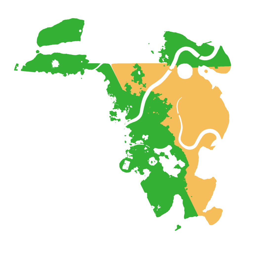 Biome Rust Map: Procedural Map, Size: 3000, Seed: 742381