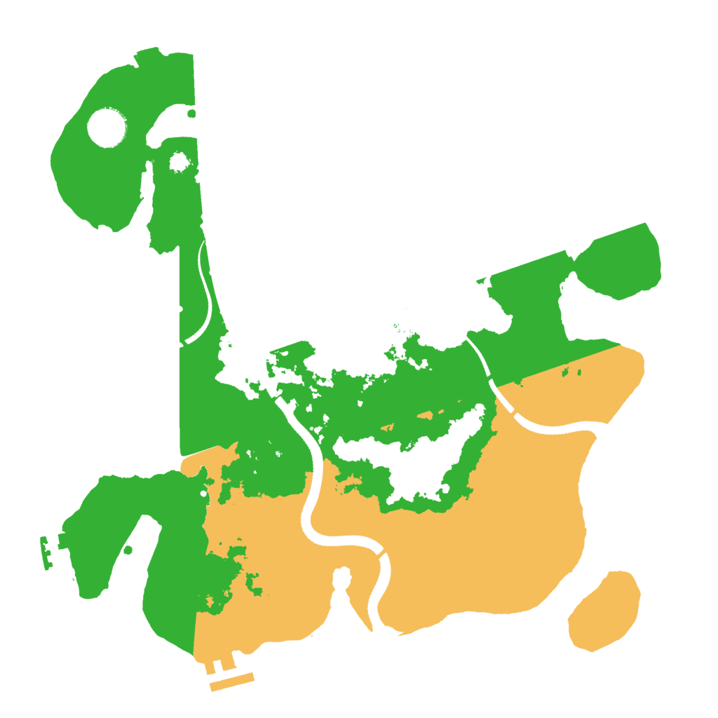 Biome Rust Map: Procedural Map, Size: 3250, Seed: 1263357737