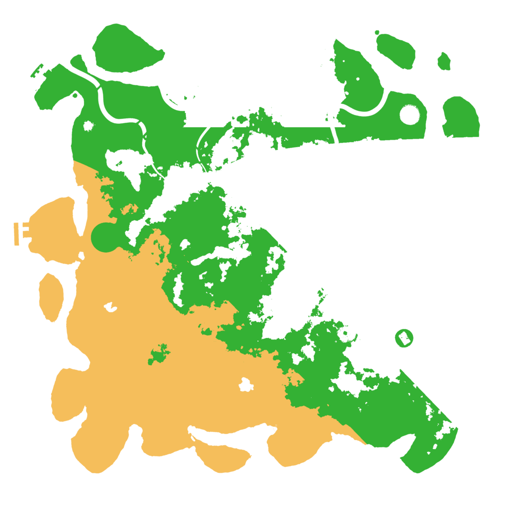 Biome Rust Map: Procedural Map, Size: 4500, Seed: 102129003