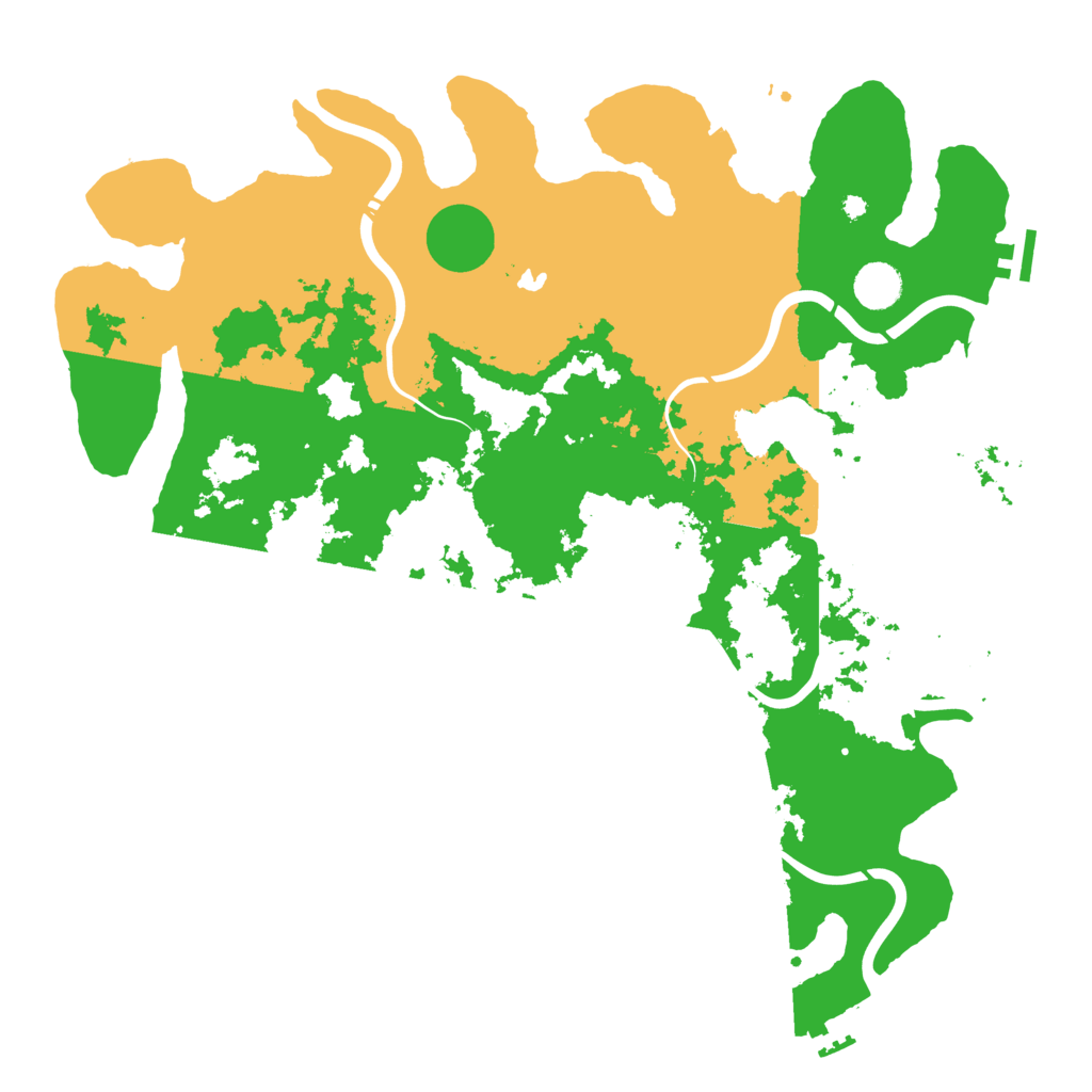 Biome Rust Map: Procedural Map, Size: 4250, Seed: 720289002