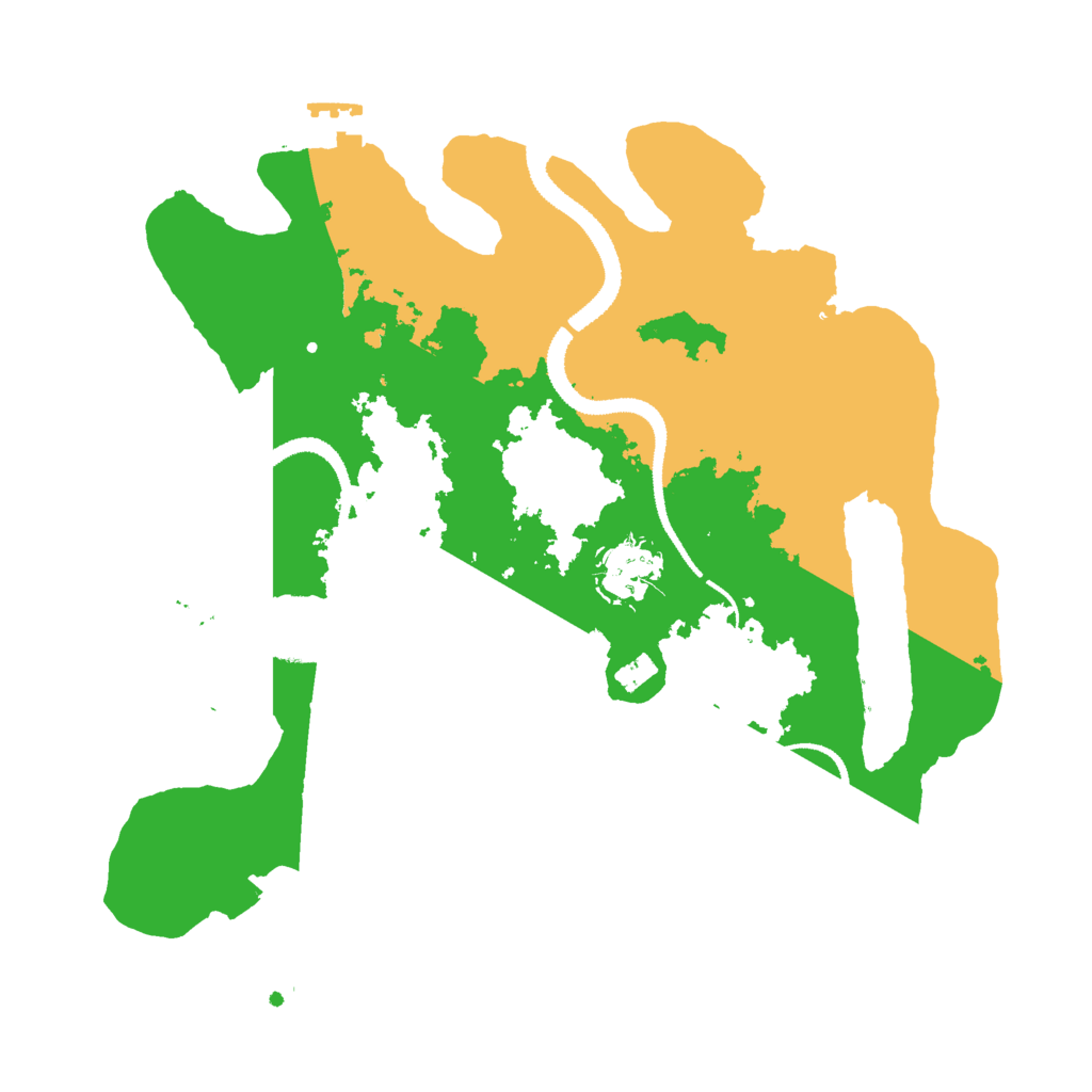 Biome Rust Map: Procedural Map, Size: 3000, Seed: 1790226364