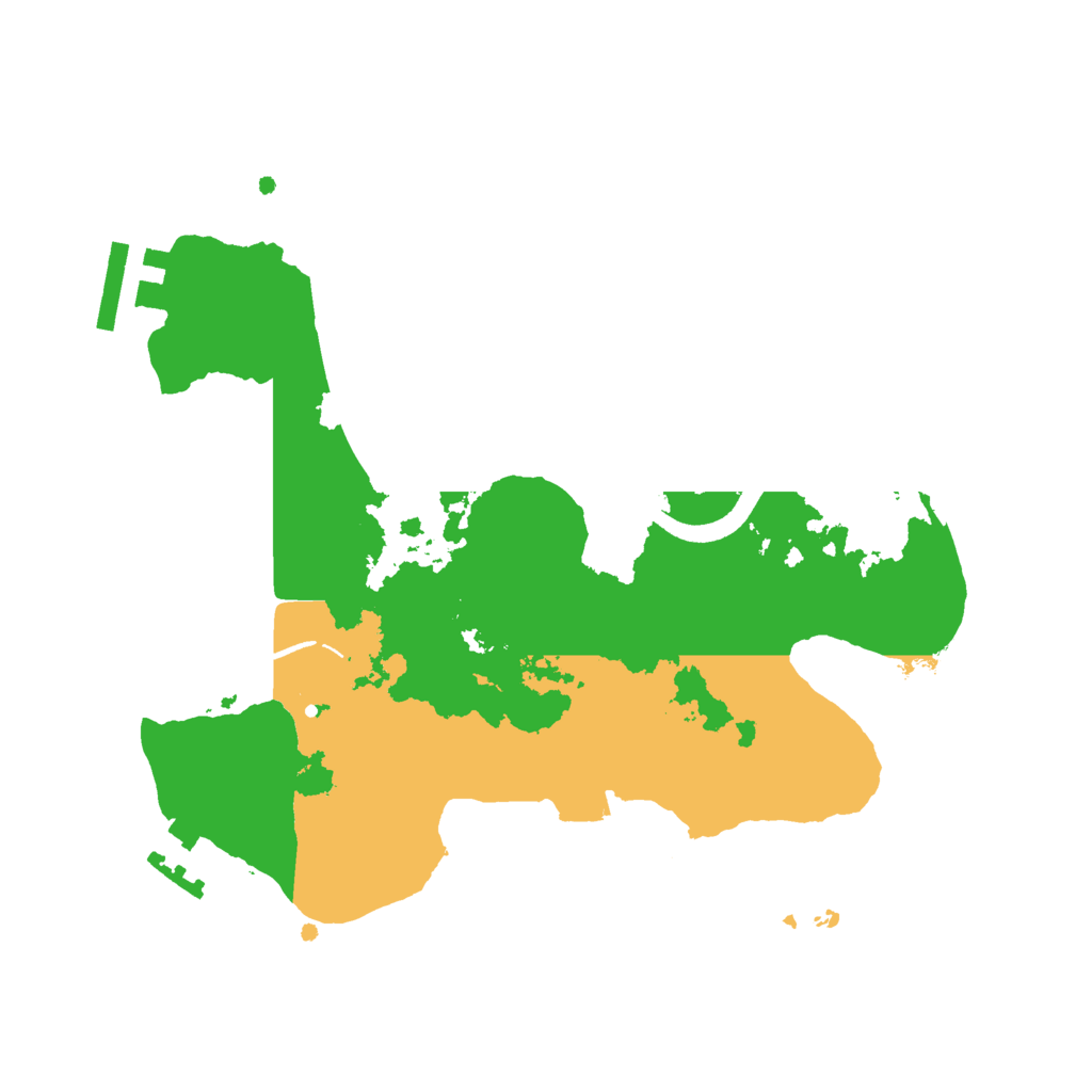 Biome Rust Map: Procedural Map, Size: 2500, Seed: 2056622934