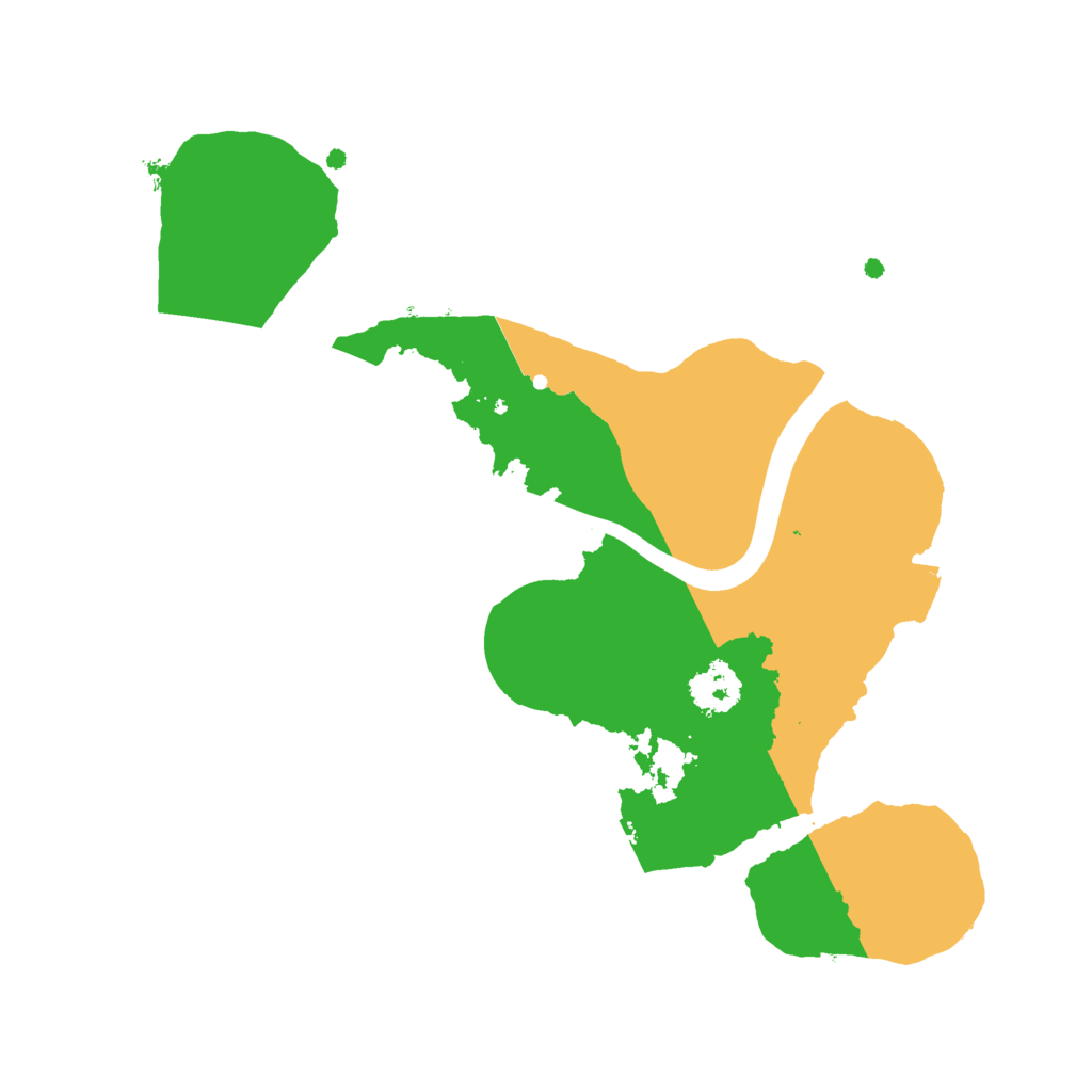 Biome Rust Map: Procedural Map, Size: 2200, Seed: 835066761