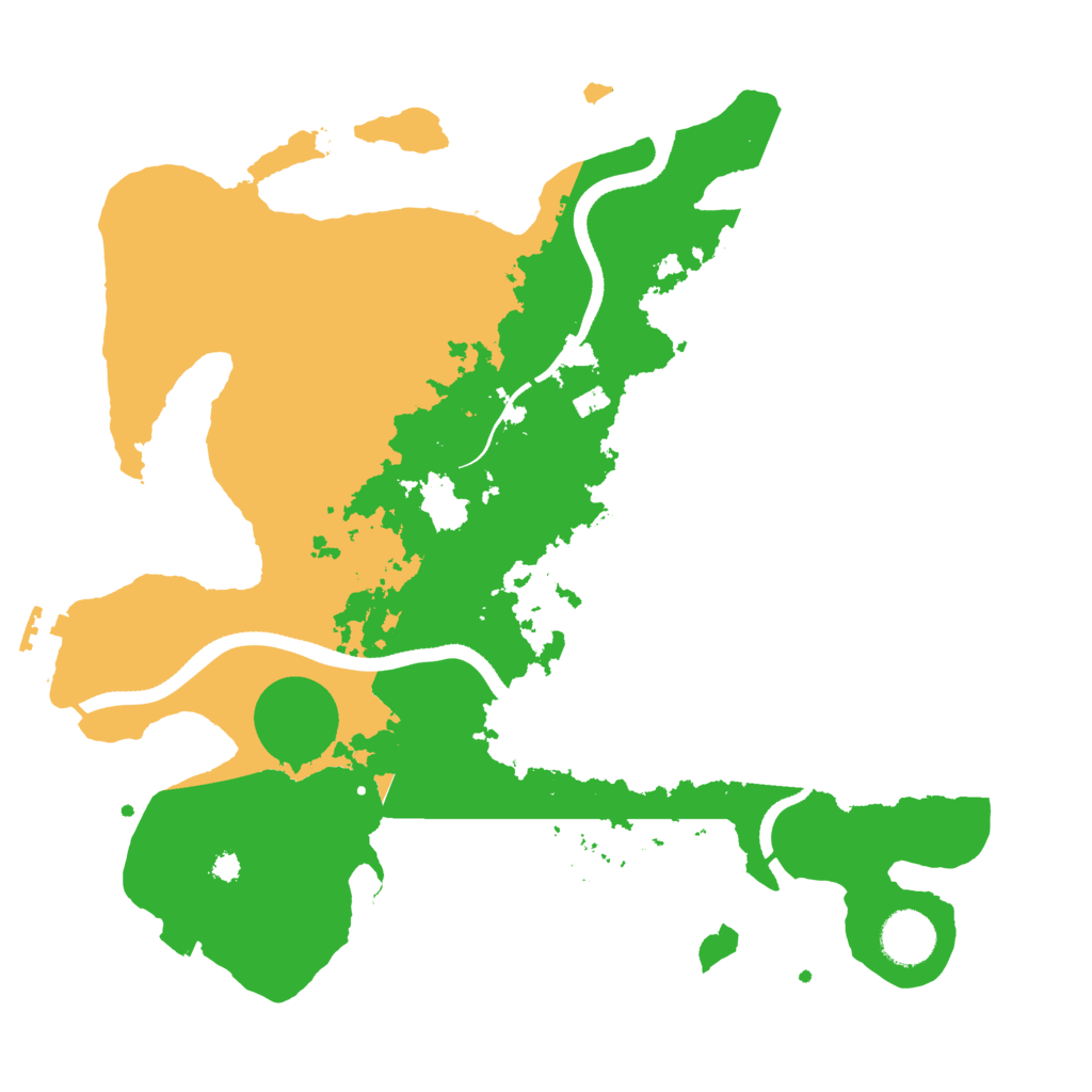 Biome Rust Map: Procedural Map, Size: 3500, Seed: 1380083028