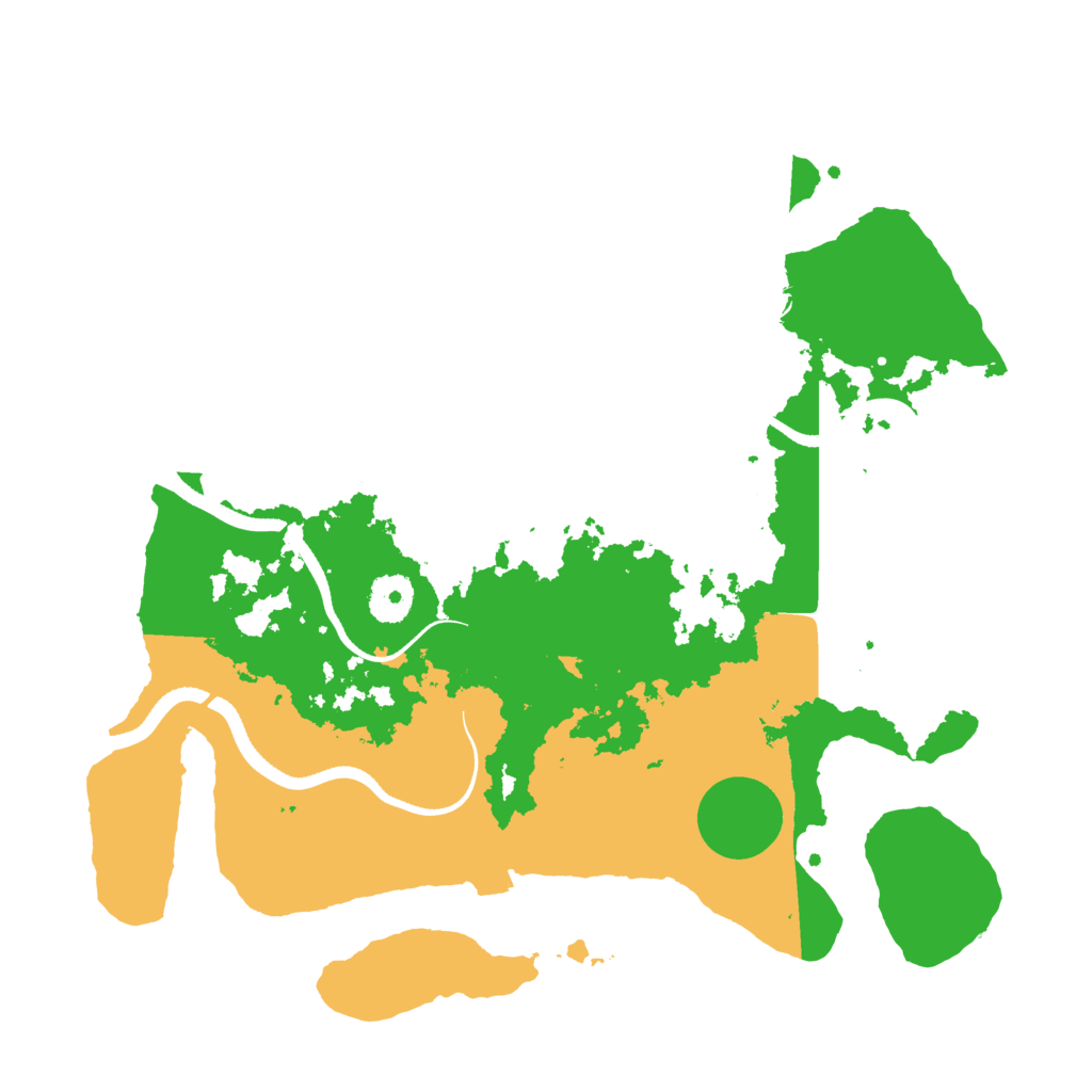 Biome Rust Map: Procedural Map, Size: 3500, Seed: 1866332542
