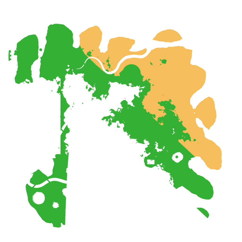 Biome Rust Map: Procedural Map, Size: 3500, Seed: 1548598223