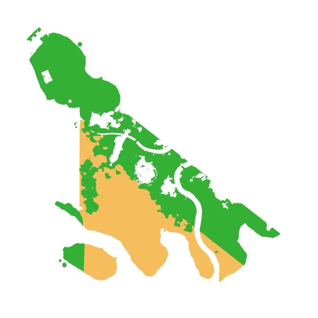 Biome Rust Map: Procedural Map, Size: 2800, Seed: 606737681