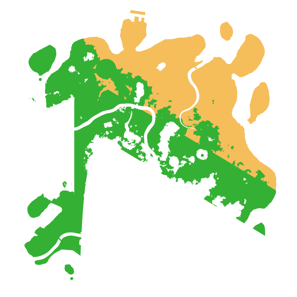 Biome Rust Map: Procedural Map, Size: 4000, Seed: 1297696660