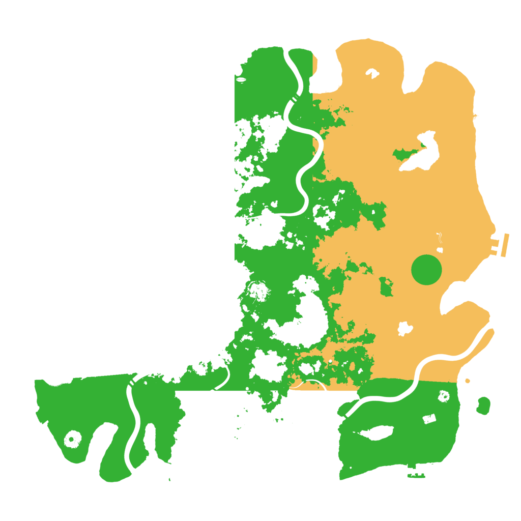 Biome Rust Map: Procedural Map, Size: 4500, Seed: 1689644426