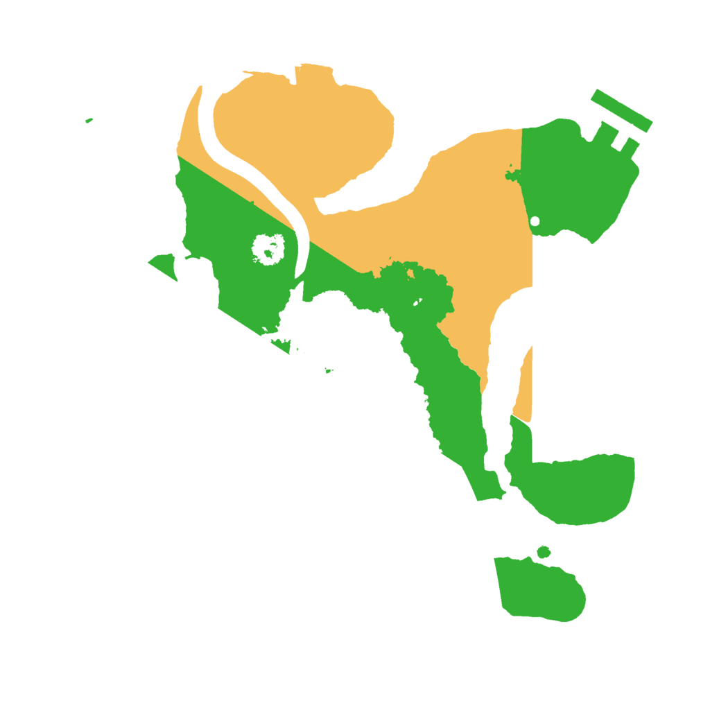 Biome Rust Map: Procedural Map, Size: 2200, Seed: 881480296