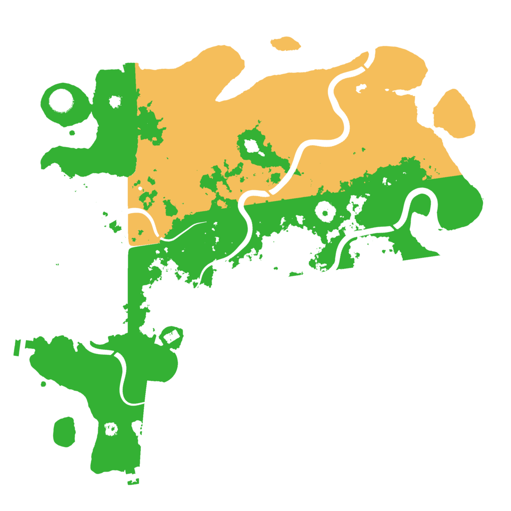 Biome Rust Map: Procedural Map, Size: 3800, Seed: 44411994