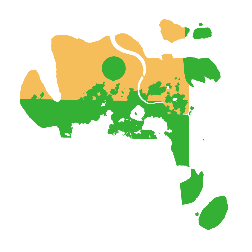 Biome Rust Map: Procedural Map, Size: 2800, Seed: 1498336127