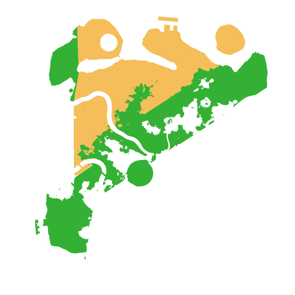 Biome Rust Map: Procedural Map, Size: 3000, Seed: 20737