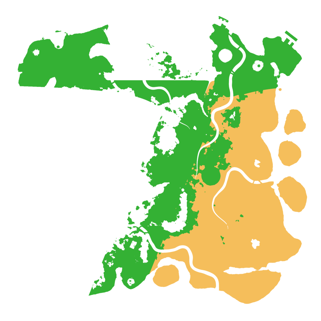 Biome Rust Map: Procedural Map, Size: 4500, Seed: 1738589006