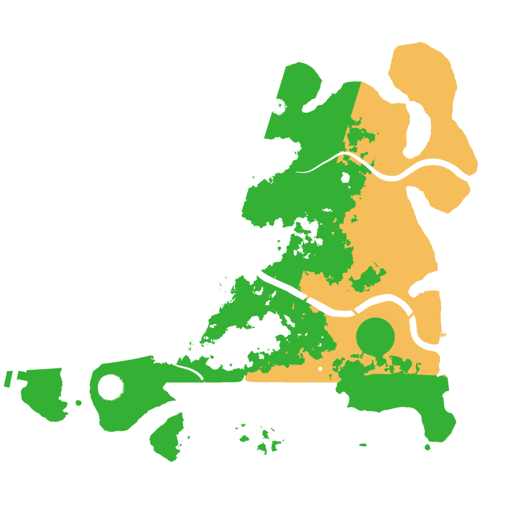 Biome Rust Map: Procedural Map, Size: 3500, Seed: 471200680