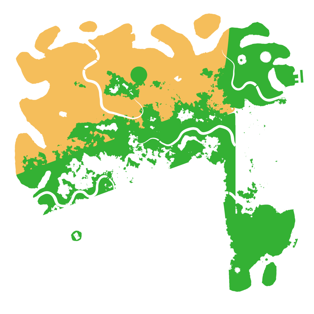 Biome Rust Map: Procedural Map, Size: 5000, Seed: 96414131