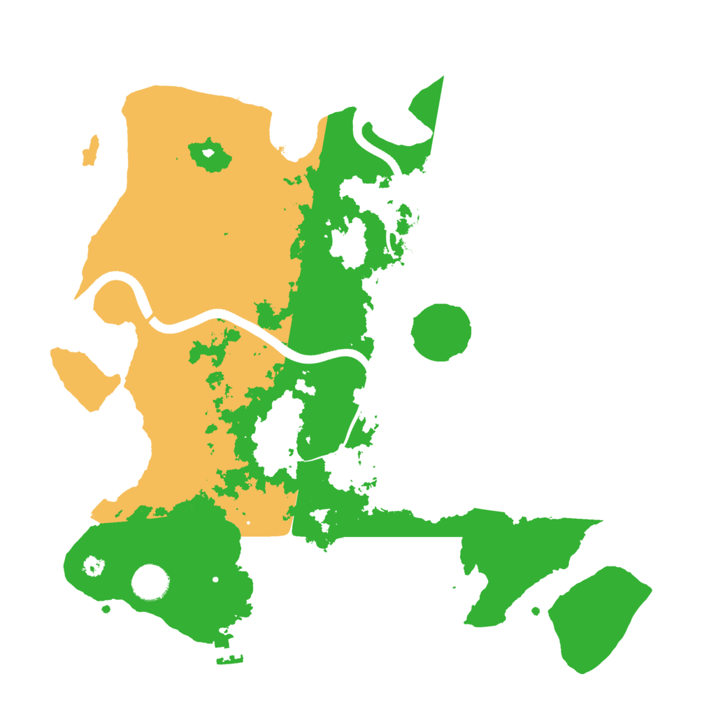 Biome Rust Map: Procedural Map, Size: 3500, Seed: 1561852875