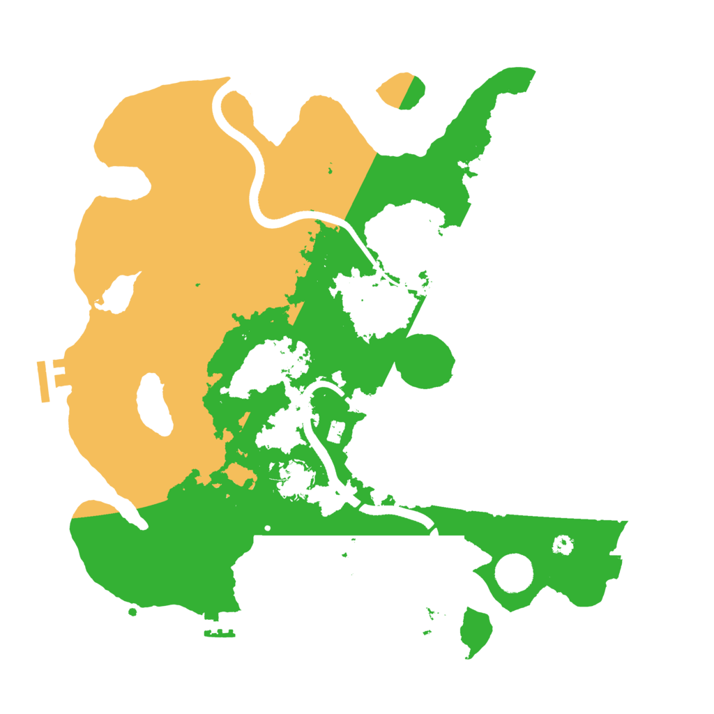 Biome Rust Map: Procedural Map, Size: 3500, Seed: 366586402