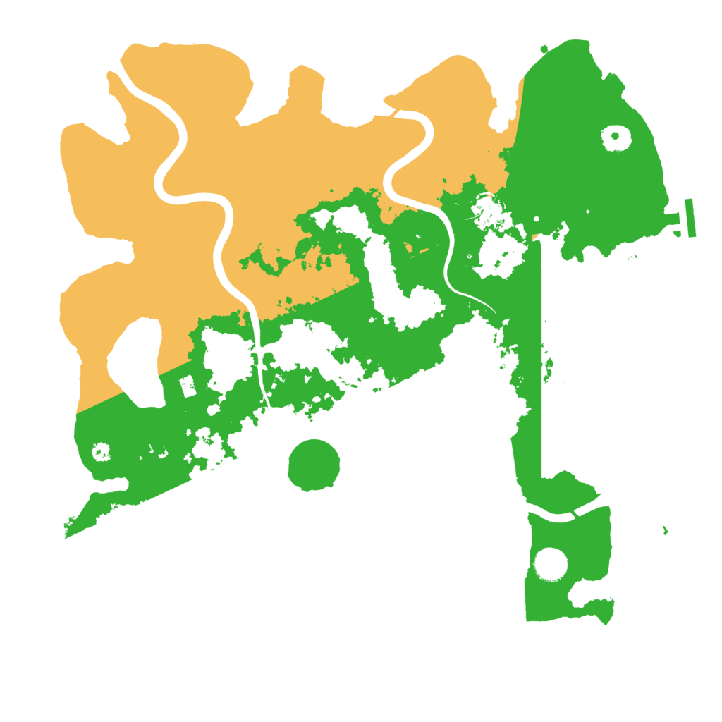 Biome Rust Map: Procedural Map, Size: 3800, Seed: 41216336