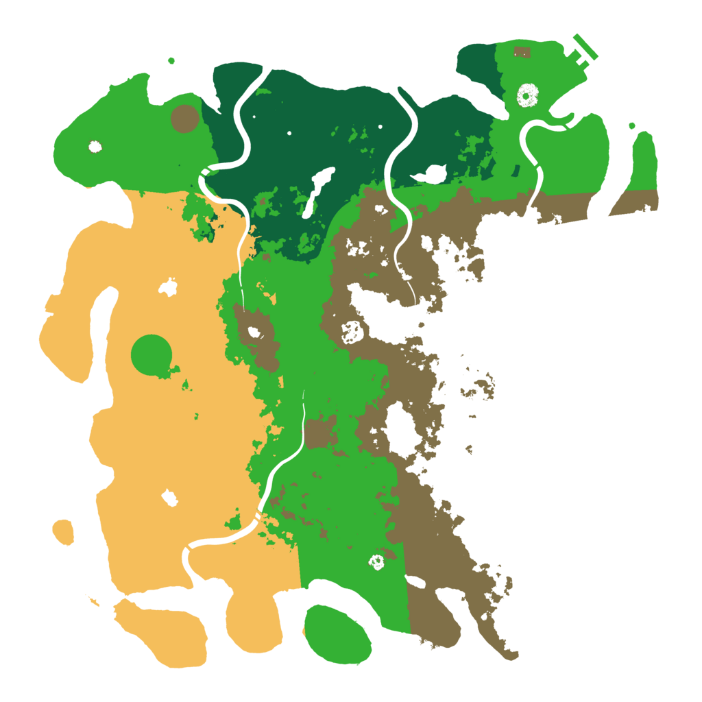Biome Rust Map: Procedural Map, Size: 4500, Seed: 1238466847