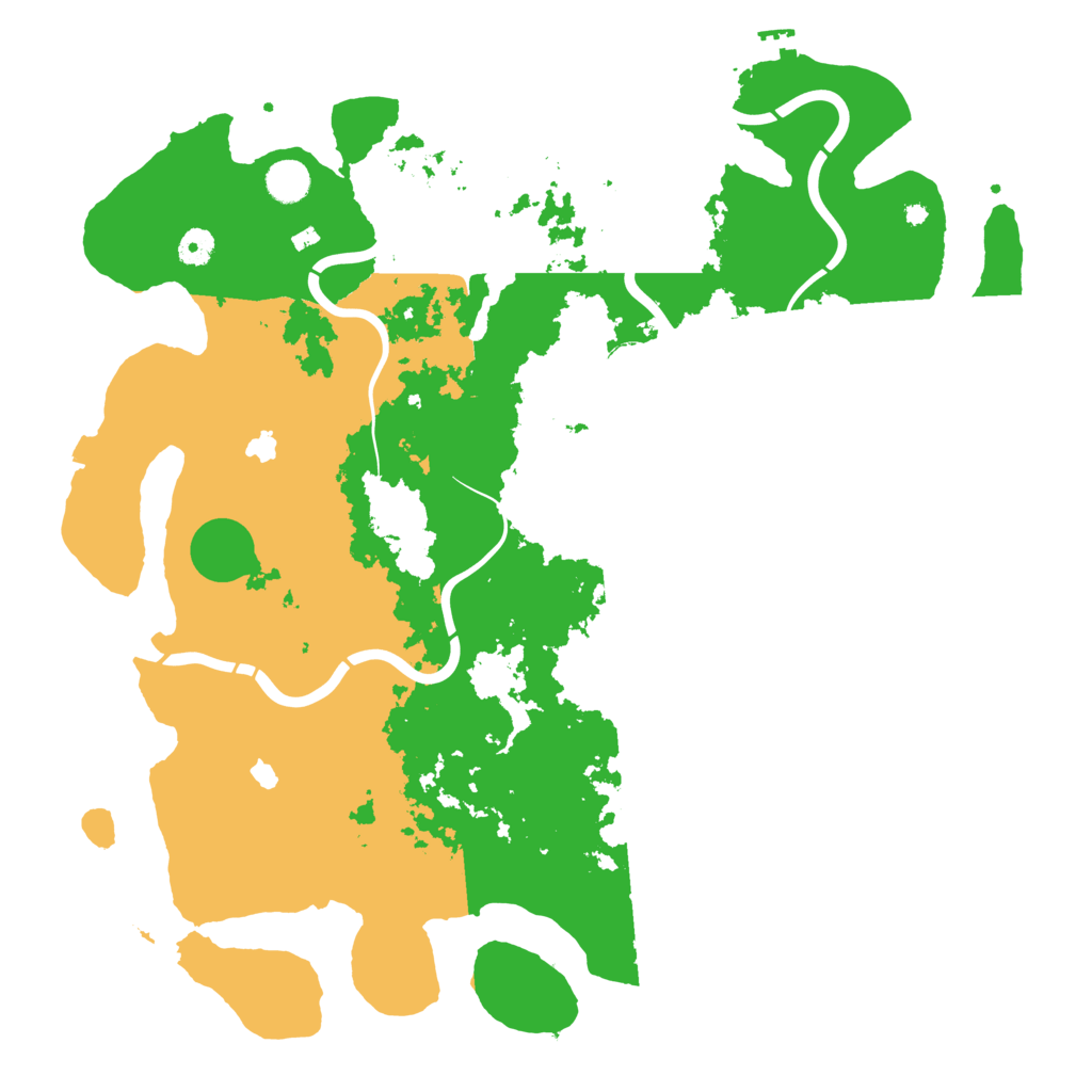 Biome Rust Map: Procedural Map, Size: 4500, Seed: 1238466847